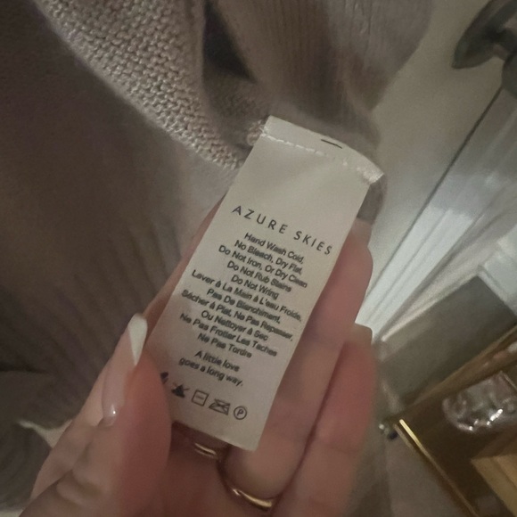 Cozy Tan Open Front Cardigan - Picture 3 of 3